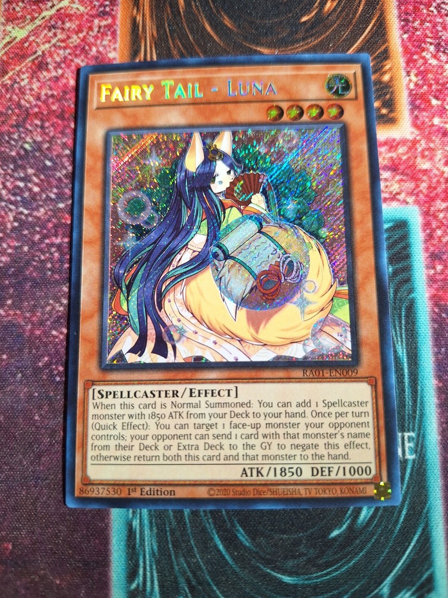 Yu-Gi-Oh! Fairy Tail - Luna RA01-EN009 Secret Rare 1st Edition