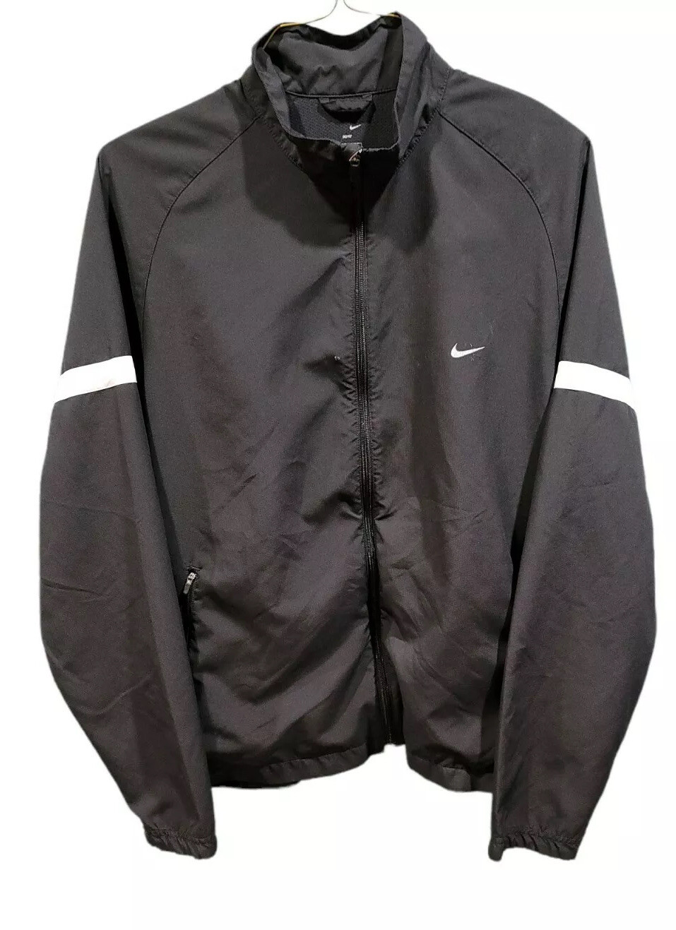 Nike Dri-Fit Jacket Mens L Black Long 