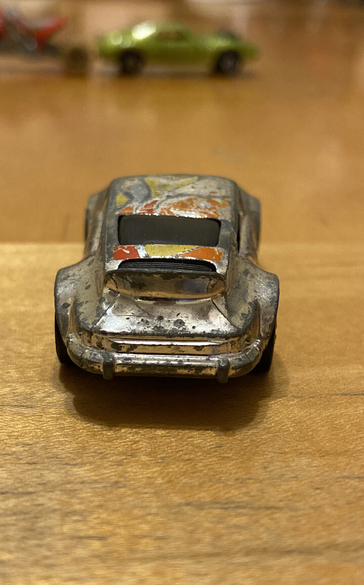 Vintage 1974 Hot Wheels Porsche P-911 Redline Chrome Rare Original