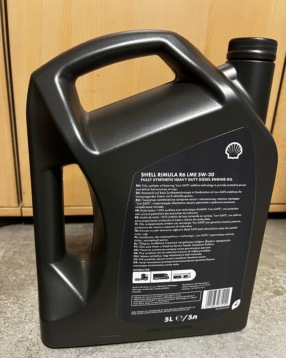 Engine oil SHELL Rimula R6 LME Plus 5W30 5L | eBay