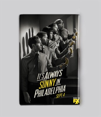 ITS ALWAYS SUNNY IN PHILADELPHIA / BANANAS - 2'' x 3'' POSTER MAGNET (charlie mac