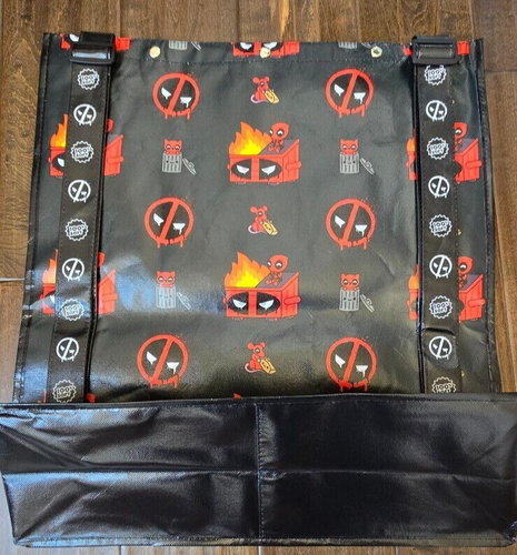 2024 SDCC COMIC CON EXCLUSIVE 100% SOFT MARVEL DEADPOOL DUMPSTER FIRE TOTE BAG