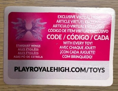 Roblox Royale High Serie 2 STARDUST WINGS - SOFORT VERSCHICKT