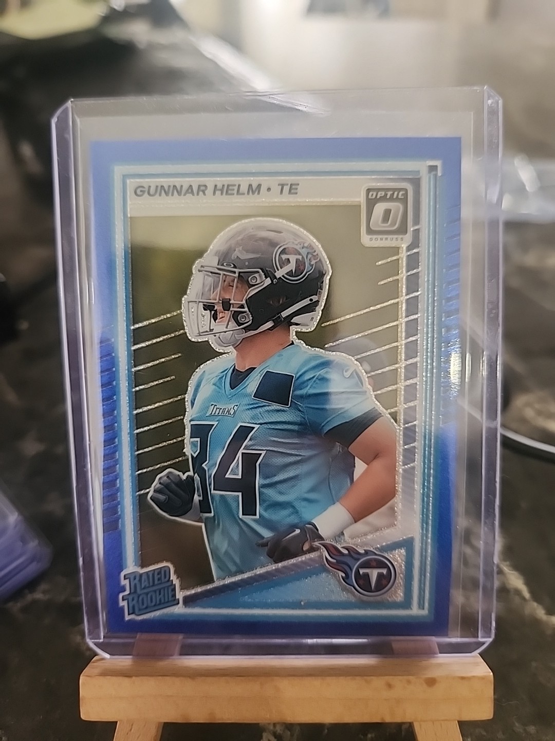 2025 Donruss Optic Gunnar Helm BLUE GLITTER Case Hit Rated Rookie #294