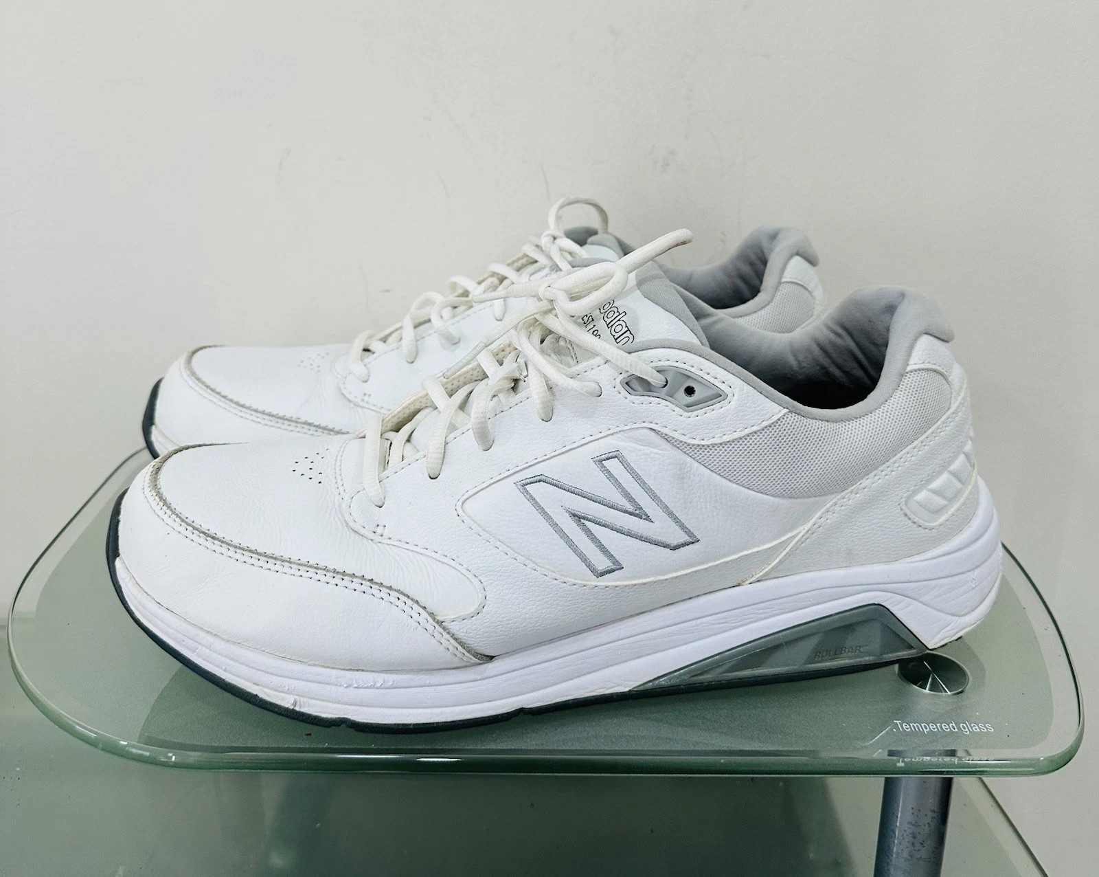 New Balance 928V3 Sneakers Uomo 13 Scarpe da Passeggio in Pelle Bianca MW928WT3