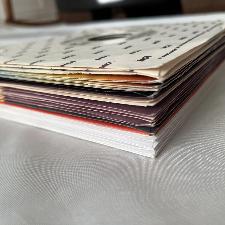 WHITE LABEL PROMO 7" 45rpm LOT: 25 Classic US records + company sleeves! #5 Foto 2 de 4