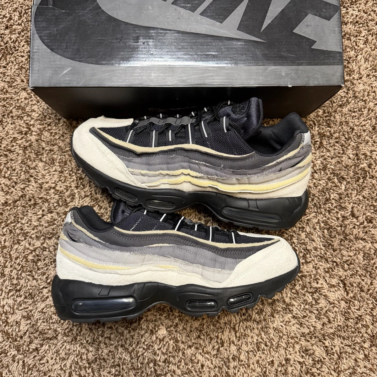 Nike Comme des Garçons PLAY XL Nike Comme des Garçons x Air Max 95 Grey - огромный выбор по