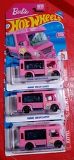2026 HOT WHEELS 21/250 "BARBIE DREAM CAMPER" LOT OF 3 NEW Unopened