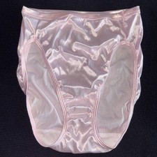 Vanity Fair Y2K 13-013 Second Skin 5 High Waist Vtg Pink Bikini Underwear Panty