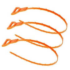 3 Pcs Flexible Drain Hair Cleaning Tool for Kitchen Sink Bathtub
