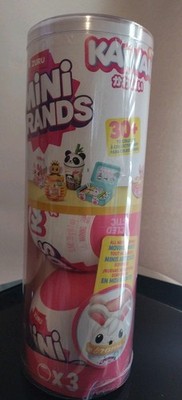 Mini Brands Kawaii 3 Pack Sealed Tube 5 inside. New Surprise Moving Minis Zuru
