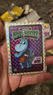 Vee Friends Super Sticker Hilfreich Nilpferd