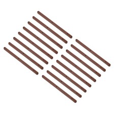 uxcell Drawer Slides, 16Pcs 300mm - Plastic Rails, Side Mounted Brown