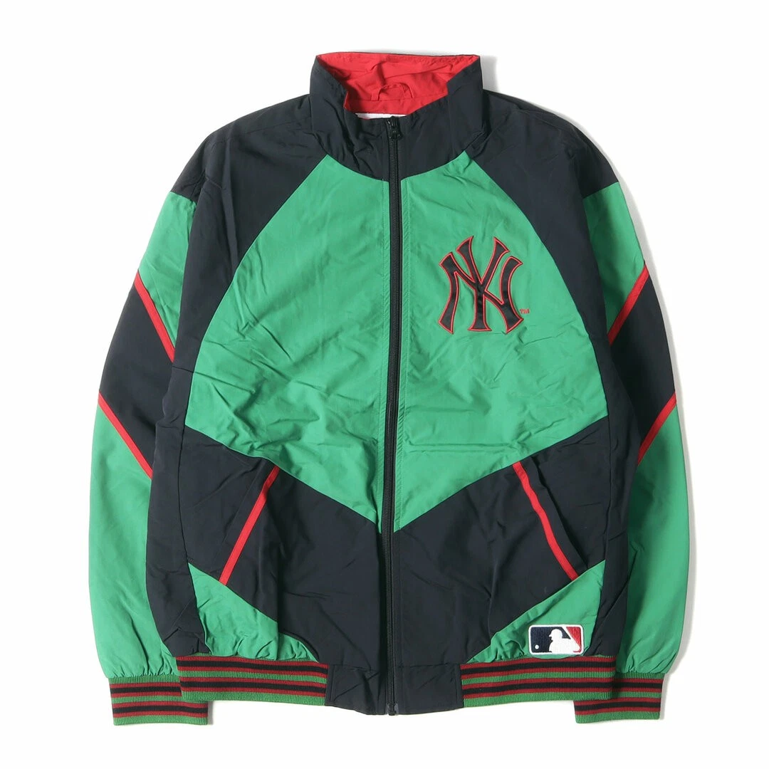 Veste Supreme Taille : L 21AW New York Yankees MLB Nylon Track Vert Occasion BEEG 0