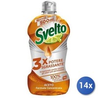 14X Svelto SpüLmittel 450 Ml Konzentrat Antigeruch Transparent Kunststoff