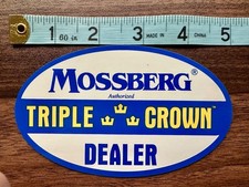 Vintage Mossberg Triple Crown Authorized Dealer Sticker Shotguns Vintage Mossberg Triple Crown Authorized Dealer Sticker Shotguns