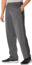 adidas Men's Essentials Warm-up Open Hem 3-Stripes Tracksuit Bottoms