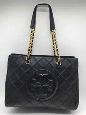 Pre-Owned Tory Burch Black Tote Tote Bag