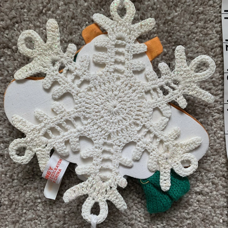 Новый с Ярлыками винтажный Disney вися снежинка Eeyore Tigger Винни-Пух праздник Doily - Изображение 3 из 4