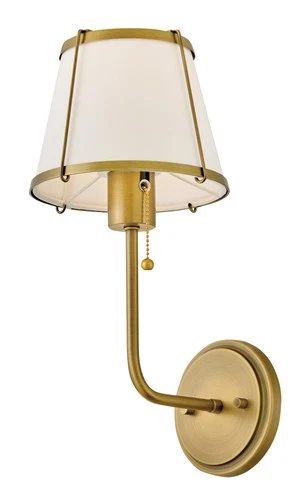 Hinkley Lighting 4890 Clarke 1 Light 16" Tall Wall Sconce - Lacquered Dark Brass - Picture 5 of 12