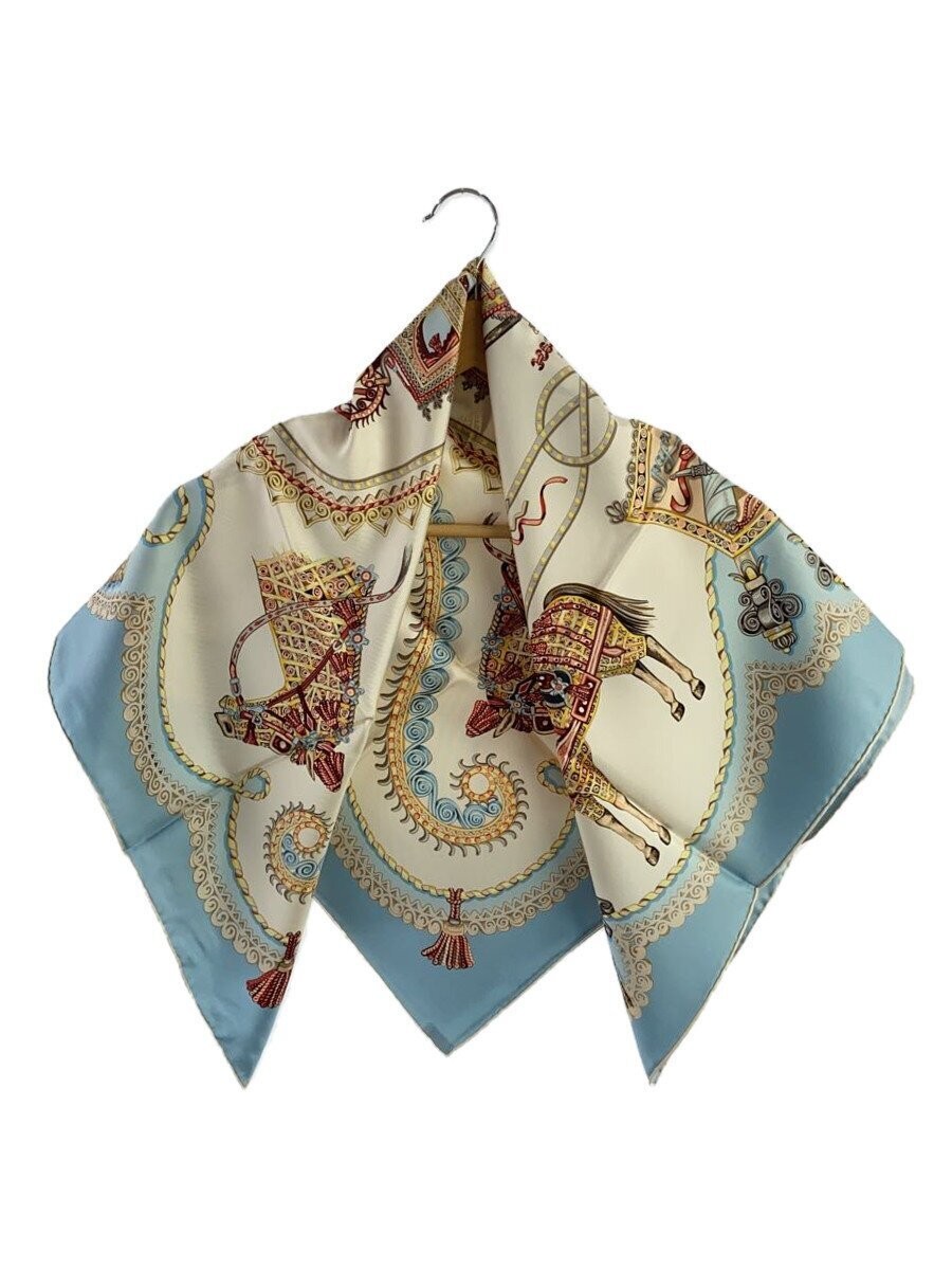 HERMES silk scarf design 274 in luxurious vibrant colors