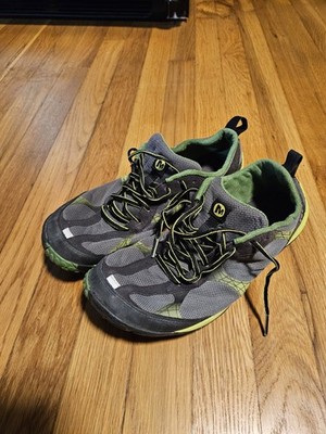 Merrell Road Glove Black/Lime Zest Men's Running Shoes Gray Green Size 10