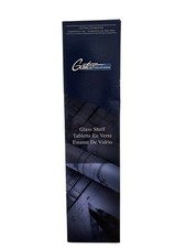 Gatco 4066 Elevate 20 pollici W ripiano in vetro in ottone spazzolato NUOVO