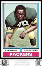 1974 Topps #266 Bob Brown Green Bay Packers