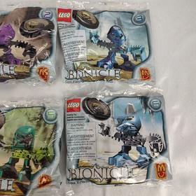LEGO Bionicle McDonald's Matoran Tohunga All 6 Complete Set New Sealed 