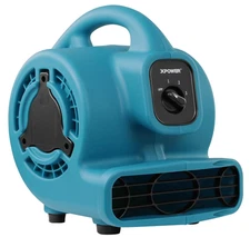 P-80 Mini Air Mover Fan, 600 CFM, Drying, Cooling, Ventilating, Stackable, Home