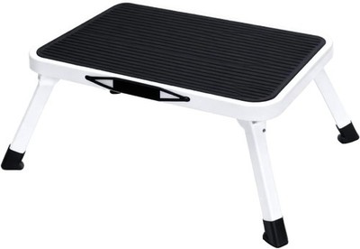 Folding step stool with non-slip surface