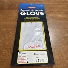 TOURNA racquet/paddle glove 1/2 finger womens medium right hand