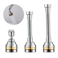 Shower and Pulse Modes Tap Spray Head for Bendable Kitchen Sink Faucet