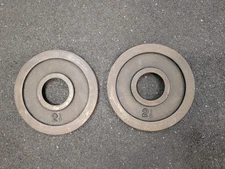 Pairs Of Vintage Olympic York Cast 2.5lb Weight Plates 
