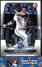 Nick Pratto 2023 Bowman #8 Kansas City Royals Rookie RC