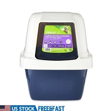 Large Sifting Hooded Cat Litter Box W/ Air Purification & Non-Flexible Design US