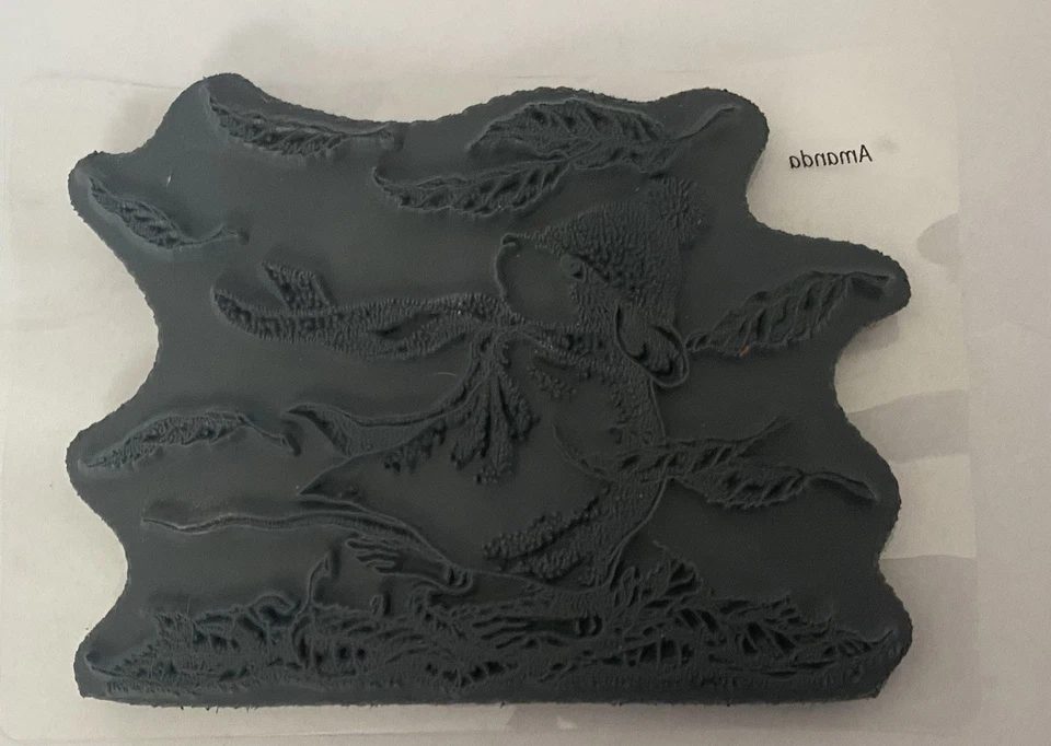 Sello adhesivo House Mouse Designs otoño frío 4 x 3 3/4 nunca usado Foto 3 de 3