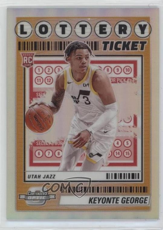 2023-24 Panini Contenders Optic Lottery Ticket Keyonte George #14 Rookie RC 1c35