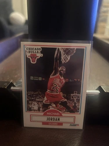 1990 Fleer Michael Jordan #26 Chicago Bulls NBA Basketball Card HOF