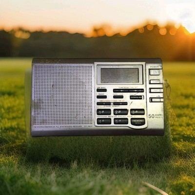 Radio Sony ICF-SW35, FM Stéréo, Ondes Courtes, MW, LW, Occasion Bon état