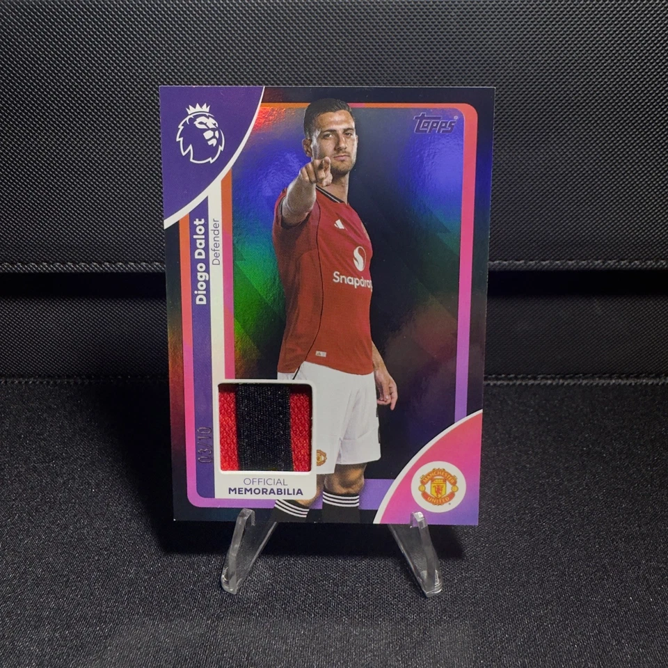 Topps Premier League 2026 Diogo Dalot Player Worn Relic 3/10 - Manchester United - Image 4 of 4
