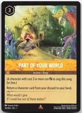 Part of Your World 30/204 Rare The First Chapter Lorcana Near Mint