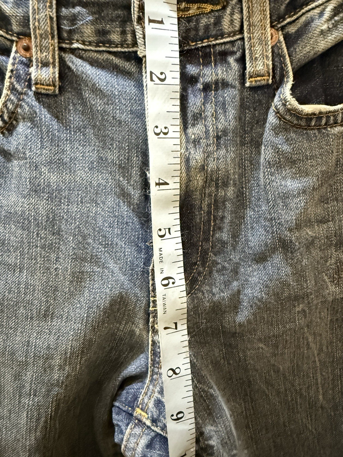 Polo Ralph Lauren 1967 Distressed Blue Denim Jeans Boys Size 12 NWT 100% Cotto