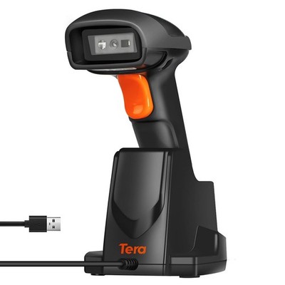 Tera HW0007 2D 1D Barcode Scanner Bluetooth 2,4G mit Ladestation Defekt