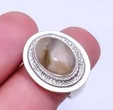 Crazy Lace Agate - Australia Gemstone 925 Sterling Silver Jewelry Ring s.7 Sku28
