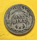 1915 Barber Dime. 90% Silver. Good Condition. Charity Auction For Animal Rescue — photo 2