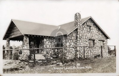 Beaver Island St James MI Michigan Stone House RPPC Photo Postcard COPY