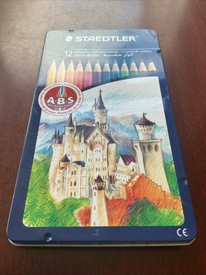 STAEDTLER 185 C12 Noris Colour Colouring Pencils - 12 Assorted Colours