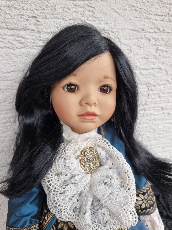 Götz Künstlerpuppe Principessa Olga 65 cm 1997 Puppe Limit 40 St. Exklusiv Doll - Bild 4 von 4