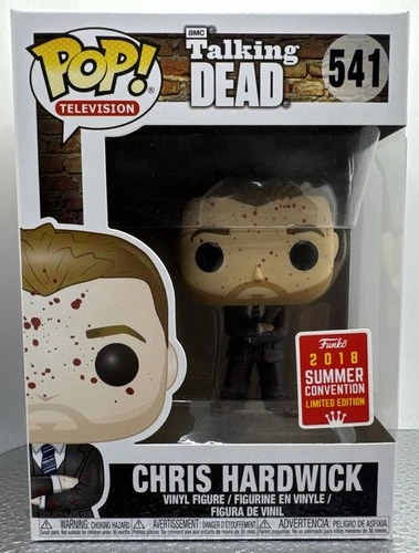 Funko Pop Chris Hardwick #541 Bloody Exclusive The Talking Dead The Walking Dead